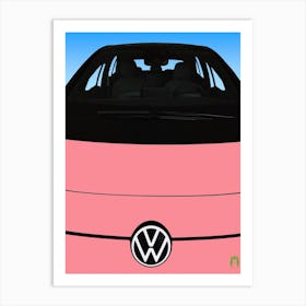 Pink Volkswagen 20210922 28rt1ppub Art Print