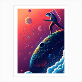 Space Traveler Art Print