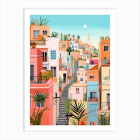 Tel Aviv Israel 7 Illustration Art Print