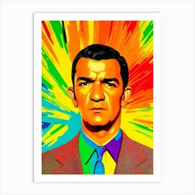 Antonio Banderas Colourful Pop Movies Art Movies Art Print