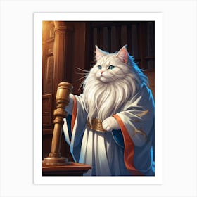 Wizard Cat 1 Art Print