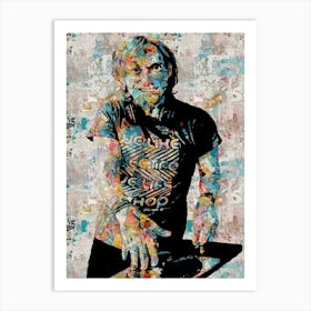 David Guetta Portrait Art Print