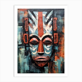 Heritage Harmonies; African Masked Rhythms Art Print