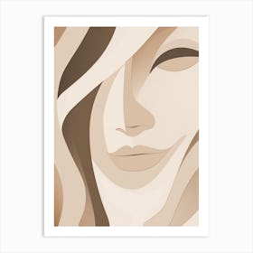 Portrait Of A Woman 21 Art Print