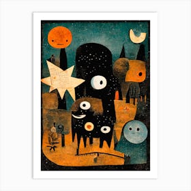 Night Of The Young Monsters Art Print