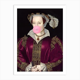 Bubble-Gum Tudor Art Print