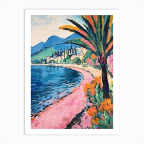 Lake Como Italy 8 Fauvist Painting Art Print