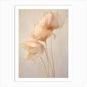 Boho Dried Flowers Tulip 1 Art Print