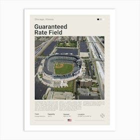 Baseball - Chicaco White Sox - Guaranteed Rate Field 2 Art Print