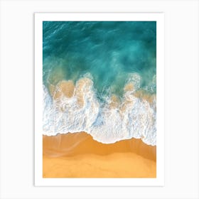 Aerial View Of A Beach 119 Art Print