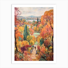 Autumn Gardens Painting Giardino Di Boboli Italy 2 Art Print