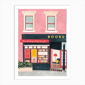 New York Bookshop Art Print