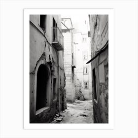 Split, Croatia, Black And White Old Photo 4 Art Print
