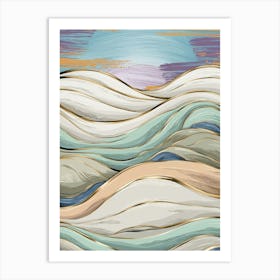 Abstract Watercolor Painting 1 Art Print