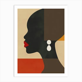 Woman'S Face 131 Art Print