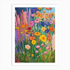 Garden Of Flowers 9 Art Print