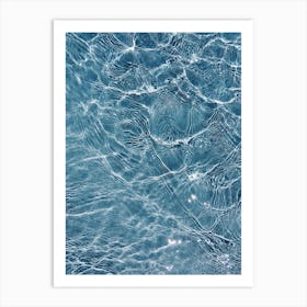 Blue Water 3 Art Print