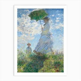 Claude Monet - Woman With Umbrella Art Print