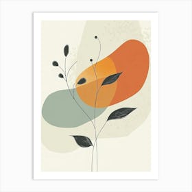 Abstract Plant Art Print