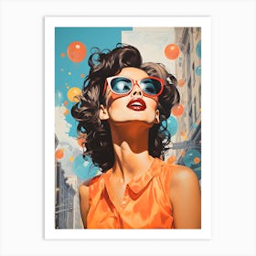 Pop Woman Art And Elegance Art Print