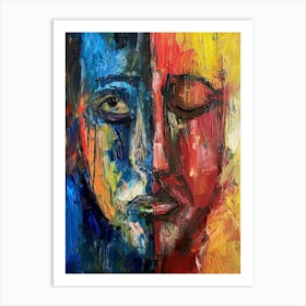 Two Faces 9 Art Print