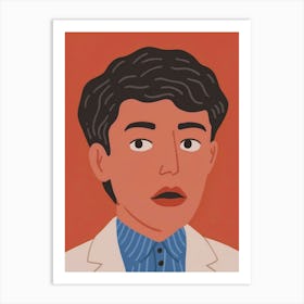 Surprised Man Art Print