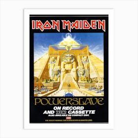 Remaster Iron Maiden Powerslave Japan Digipak Poster Art Print