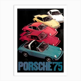 Porsche 75 Art Print