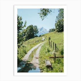 Alpine Trough Art Print