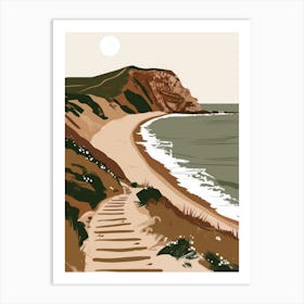 Steps To The Beach Art Print