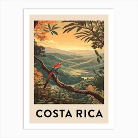 Vintage Travel Poster Costa Rica 4 Art Print