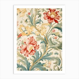 Floral Wallpaper 48 Art Print