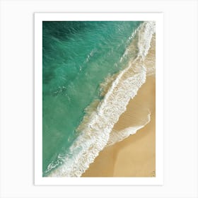 Aerial View Of A Beach 130 Art Print