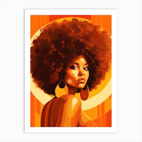 Afro Girl 23 Art Print