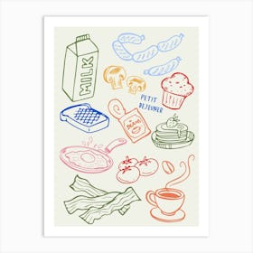 Petit Dejeuner Art Print