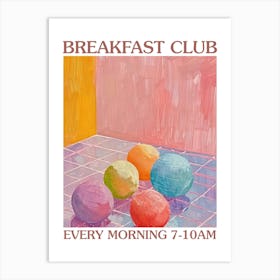 Breakfast Club Energy Balls 1 Art Print