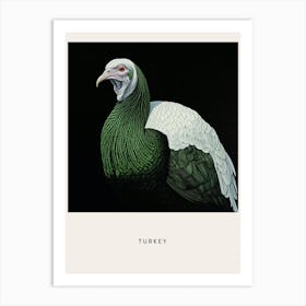 Ohara Koson Inspired Bird Painting Turkey 1 Poster Art Print