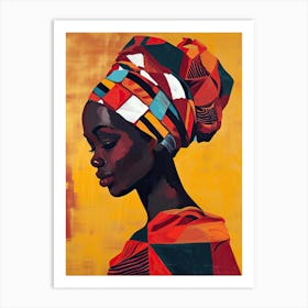 The African Woman; A Boho Chant Art Print