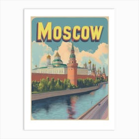 Aihrgdesign A Classic 1960s Travel Poster For Moscow Showcasi C0b70fa6 8eb6 4c2f 8a5c 1cdd747cf6fe 3 Art Print