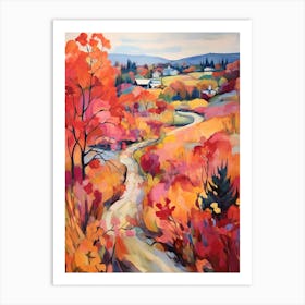 Autumn Gardens Painting Rosendals Trdgrd Sweden 2 Art Print