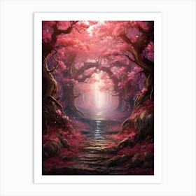 Beautiful Sakura Cherry Blossom 4 Art Print