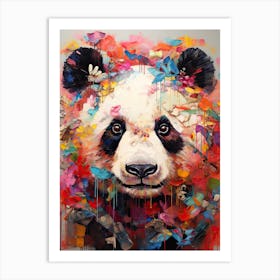 Panda Art In Contemporary Art Style 4 Art Print