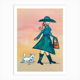 The Cat Walk Art Print