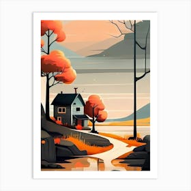 Autumn Landscape 5 Art Print