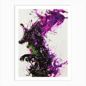 Splatter Painting 37 Art Print