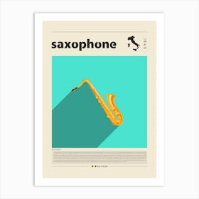 Saxophone Art Print