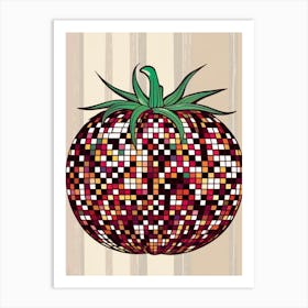 Mosaic Tomato Art Print