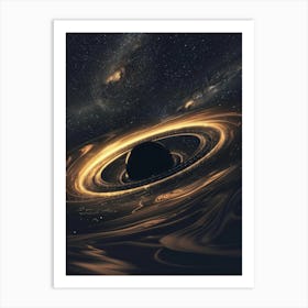 Black Hole 3 Art Print