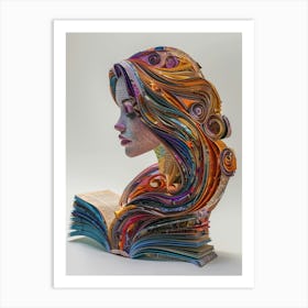 Book Sculpture 1 Art Print