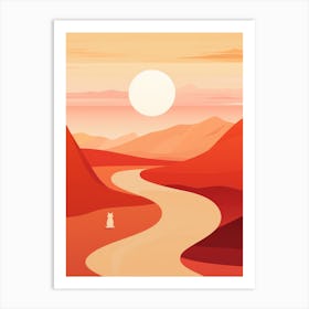 Desert Landscape 8 Art Print